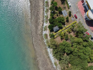 Port Dickson, Negeri Sembilan / Malezya - 25 Ocak 2020: Sahil Kenti Liman Kenti Dickson Sahilleri