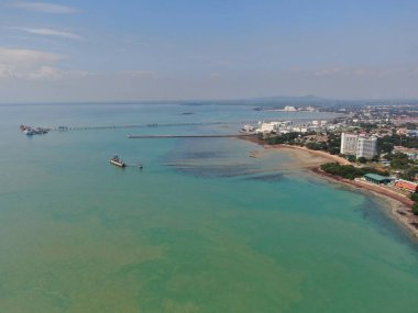 Port Dickson, Negeri Sembilan / Malezya - 25 Ocak 2020: Sahil Kenti Liman Kenti Dickson Sahilleri