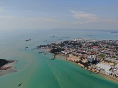 Port Dickson, Negeri Sembilan / Malezya - 25 Ocak 2020: Sahil Kenti Liman Kenti Dickson Sahilleri