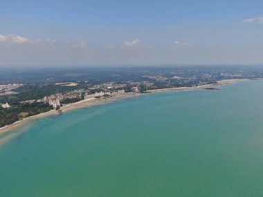 Port Dickson, Negeri Sembilan / Malezya - 25 Ocak 2020: Sahil Kenti Liman Kenti Dickson Sahilleri