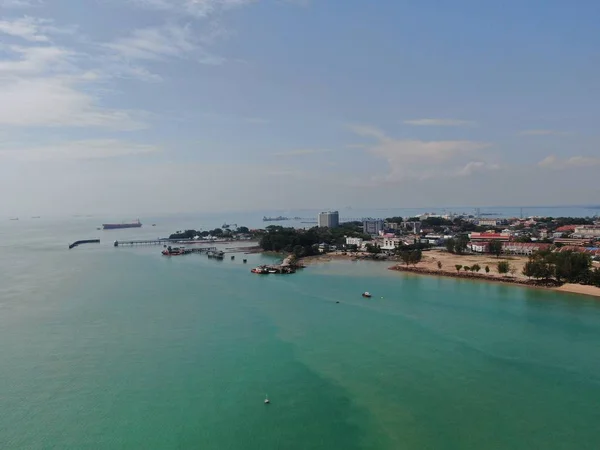 Port Dickson Negeri Sembilan Malezya Ocak 2020 Sahil Kenti Liman — Stok fotoğraf