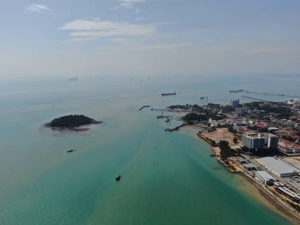 Port Dickson Negeri Sembilan Malezja Stycznia 2020 Plaże Wybrzeża Nadmorskiego — Zdjęcie stockowe