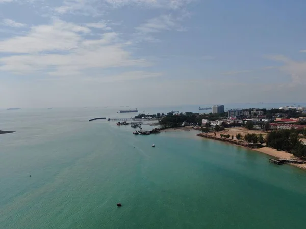 Port Dickson Negeri Sembilan Malezja Stycznia 2020 Plaże Wybrzeża Nadmorskiego — Zdjęcie stockowe