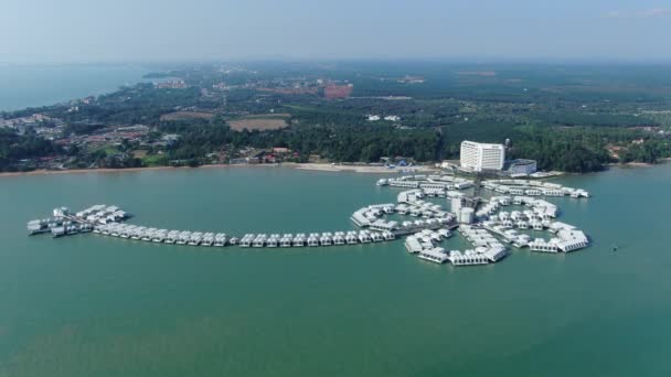 Port Dickson Negeri Sembilan Malajsie Ledna 2020 Hotely Letoviska Tvaru — Stock video