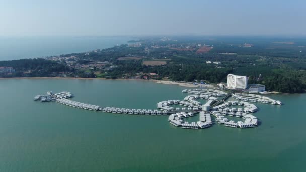 Port Dickson Negeri Sembilan Malajsie Ledna 2020 Hotely Letoviska Tvaru — Stock video