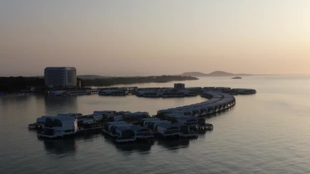 Port Dickson Negeri Sembilan Malásia Janeiro 2020 Flor Hibisco Hotéis — Vídeo de Stock