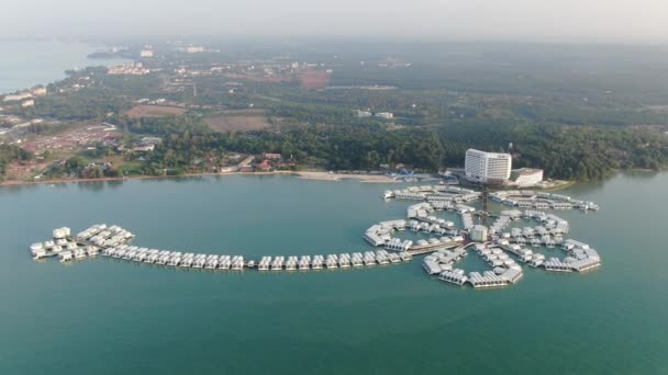 Port Dickson Negeri Sembilan Maleisië Januari 2020 Hibiscus Bloemen Stigmavormige — Stockvideo