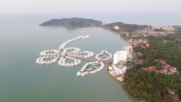 Port Dickson Negeri Sembilan Malásia Janeiro 2020 Flor Hibisco Hotéis — Vídeo de Stock