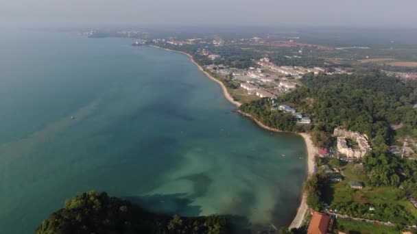 Port Dickson Negeri Sembilan Malaysia Січня 2020 Квітка Hibiscus Готель — стокове відео