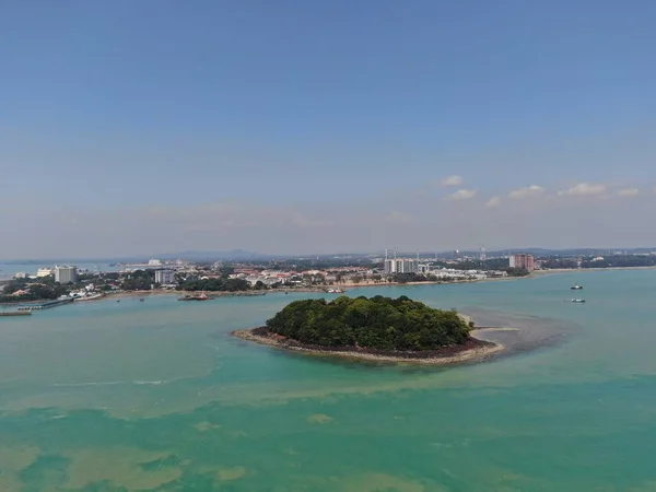 Port Dickson Negeri Sembilan Malezya Ocak 2020 Hibiscus Çiçeği Damga — Stok fotoğraf