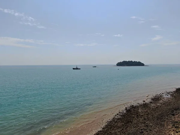 Port Dickson Negeri Sembilan Malaysia Januar 2020 Die Hibiskusblüte Und — Stockfoto