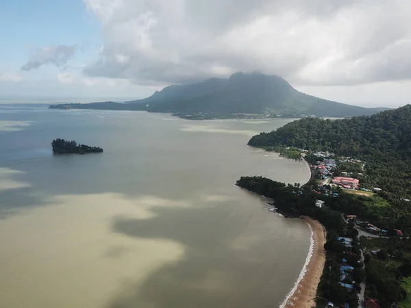 Santubong Sarawak Malasia Febrero 2020 Pintoresca Aldea Santubong Playas Vista — Foto de Stock