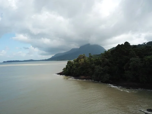 Santubong Sarawak Malásia Fevereiro 2020 Pitoresca Vila Santubong Praias Vista — Fotografia de Stock