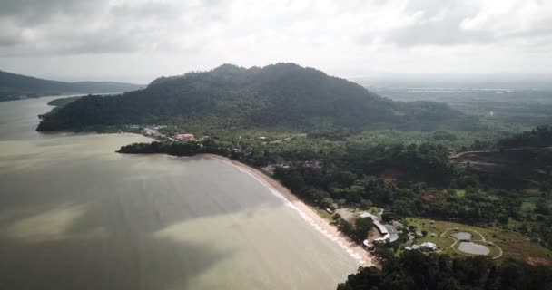 Santubong Sarawak Malezja Lutego 2020 Malownicza Wioska Santubong Plaże Nadmorskie — Wideo stockowe