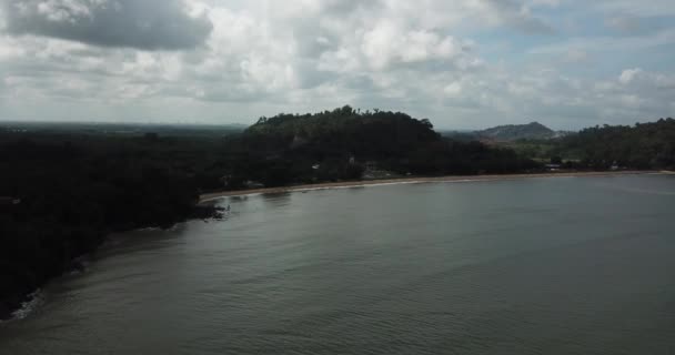 Сантубонг Саравак Малайзия Февраля 2020 Года Живописная Деревня Сантубонг Пляжи — стоковое видео