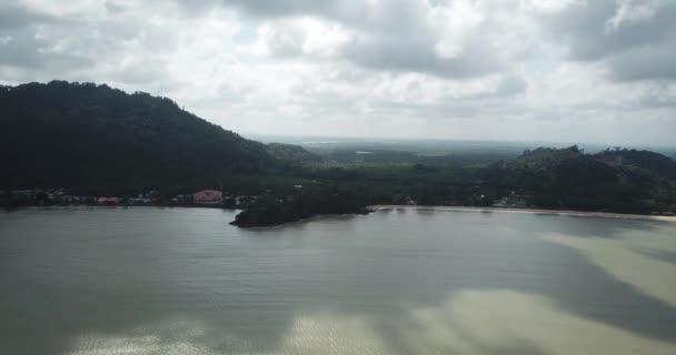 Santubong Sarawak Malásia Fevereiro 2020 Pitoresca Vila Santubong Praias Vista — Vídeo de Stock