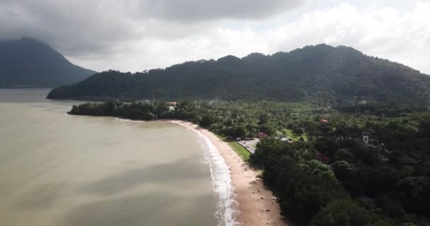 Santubong Sarawak Malaysia Febbraio 2020 Scenic Santubong Village Spiagge Vista — Video Stock