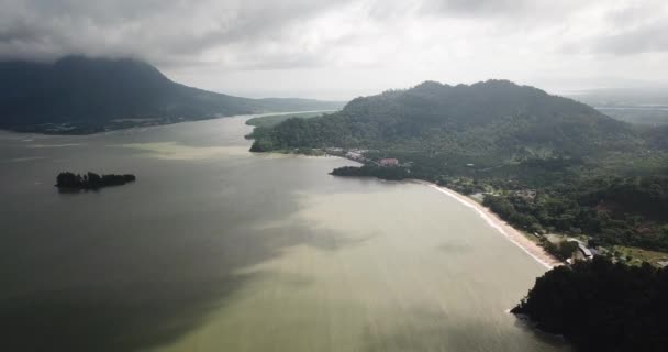 Santubong Sarawak Malaysia Februari 2020 Den Natursköna Santubong Village Stränder — Stockvideo