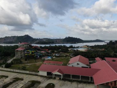 Semariang, Sarawak / Malezya - 1 Şubat 2020: Borneo Semariang Su Parkı Bölgesi