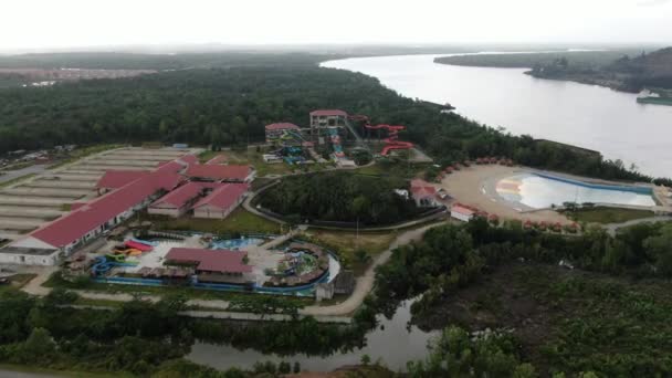 Semariang Sarawak Malaisie 1Er Février 2020 Parc Aquatique Bornéo Semariang — Video