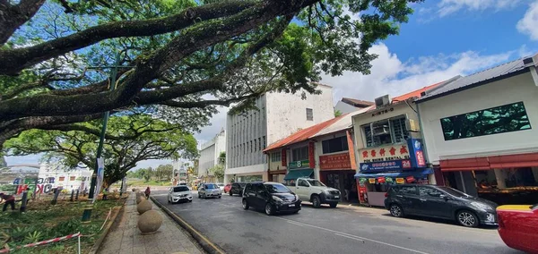 Kuching Sarawak Malasia Febrero 2020 Zona Costera Calle Carpenter Kuching —  Fotos de Stock