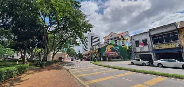 Кучинг Саравак Малайзия Февраля 2020 Года Набережная Столярная Улица Кучинг — стоковое фото