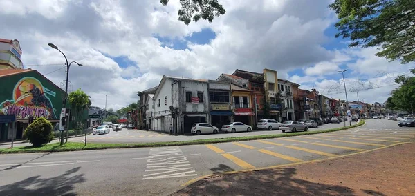 Kuching Sarawak Malasia Febrero 2020 Zona Costera Calle Carpenter Kuching —  Fotos de Stock