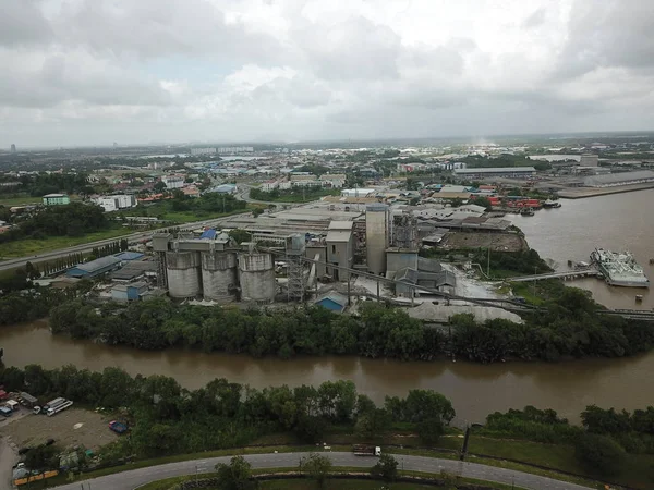 Kuching Sarawak Malásia Fevereiro 2020 Cms Cement Industrial Plant Factory — Fotografia de Stock