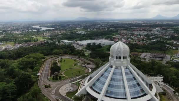 Kuching Sarawak Malajsie Března 2020 Památkové Budovy Turistické Atrakce Města — Stock video