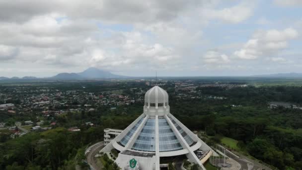 Kuching Sarawak Malezya Mart 2020 Şehrin Tarihi Binaları Turist Çekim — Stok video