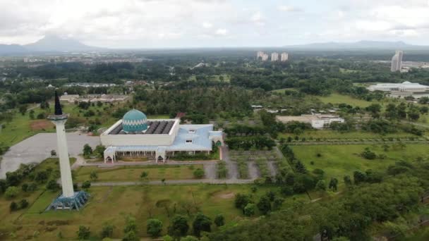 Kuching Sarawak Malezya Mart 2020 Şehrin Tarihi Binaları Turist Çekim — Stok video