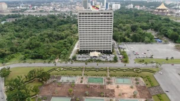 Kuching Sarawak Malasia Marzo 2020 Los Edificios Emblemáticos Las Áreas — Vídeos de Stock