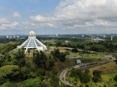 Kuching, Sarawak / Malezya - 8 Mart 2020: Şehrin Tarihi Binaları ve Turist Çekim Alanları