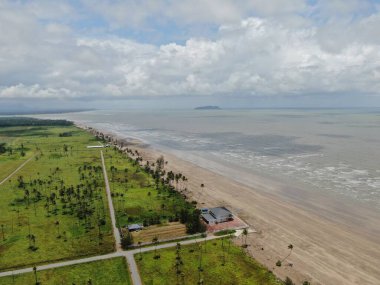 Trombol 'un Altın Plajı, Sarawak, Borneo Adası