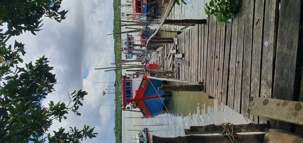 Telaga Air Sarawak Malaysia March 2020 Beautiful Fishing Village Telaga — Stock Photo, Image