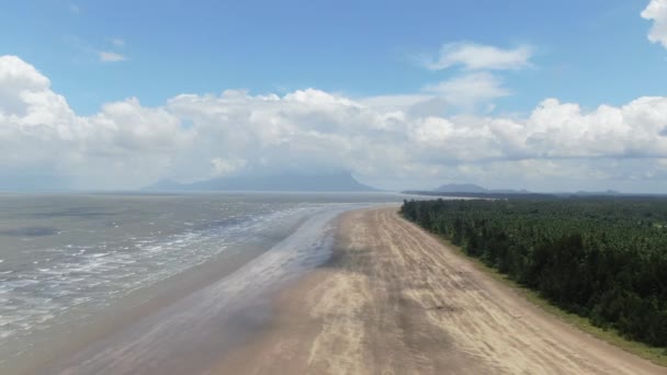 Telaga Air Sarawak Malaysia Marzo 2020 Bellissimo Villaggio Pescatori Telaga — Video Stock