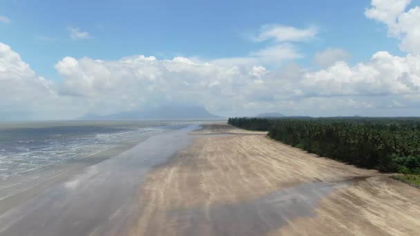 Telaga Air Sarawak Malásia Março 2020 Beautiful Fishing Village Telaga — Vídeo de Stock