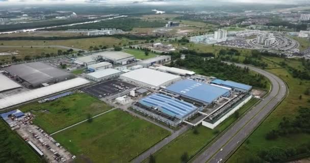 Kuching Sarawak Malaysia Mars 2020 Samajayas Industrizon Och Tabuans Fridfulla — Stockvideo