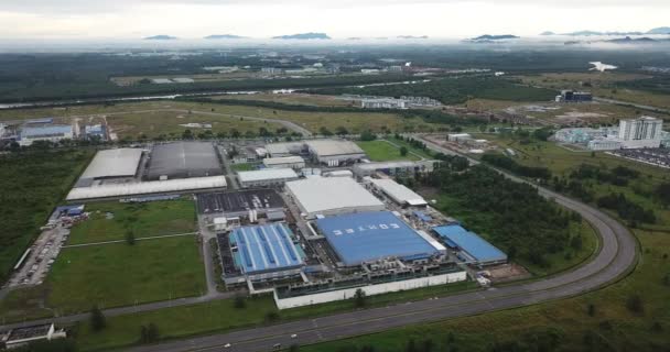Kuching Sarawak Malasia Marzo 2020 Zona Industrial Samajaya Zona Comercial — Vídeos de Stock