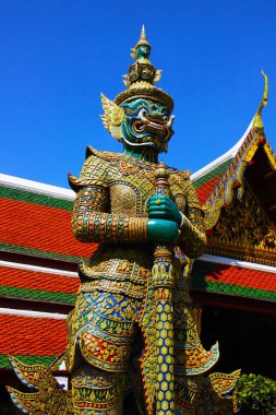 bangkok, Tayland grand Palace heykeli