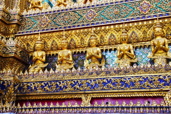 Skulpturen Tempel Bereich Des Großen Palastes Bangkok Thailand — Stockfoto
