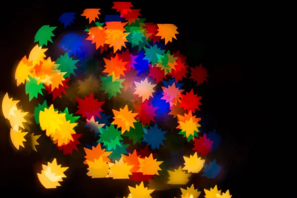 Праздничный калейдоскоп, яркий свет и блики. Состав — стоковое фото