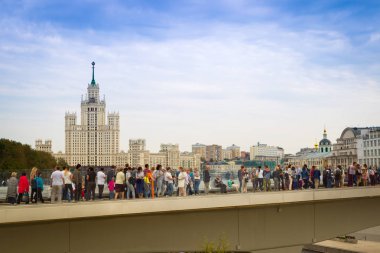 Moskova, Rusya, 11 Eylül 2017 - Zaryadye Par açılışı