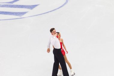 Rusya, Moskova, buzdan bir saray Megasport Arena Khodynka sahada