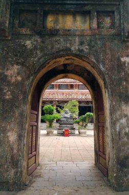 Da Nang, Vietnam - 29 Mart 2018 Da Nang Vietnam 'daki İnanılmaz Mermer Dağlar