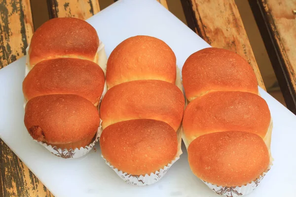 Homemade Fresh Delicious Breads — Stock Photo, Image