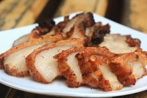 Homemade Delicious Chinese Crispy Pork — Stock Photo, Image