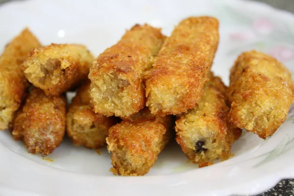 Homemade Indonesian Snacks Tempe — Stock Photo, Image