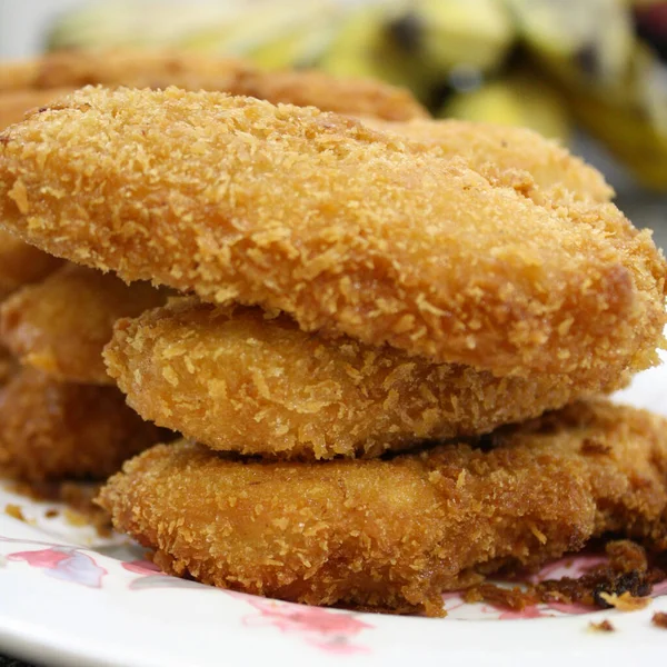 Hausgemachte Traditionelle Indonesische Snacks Aus Kartoffeln — Stockfoto