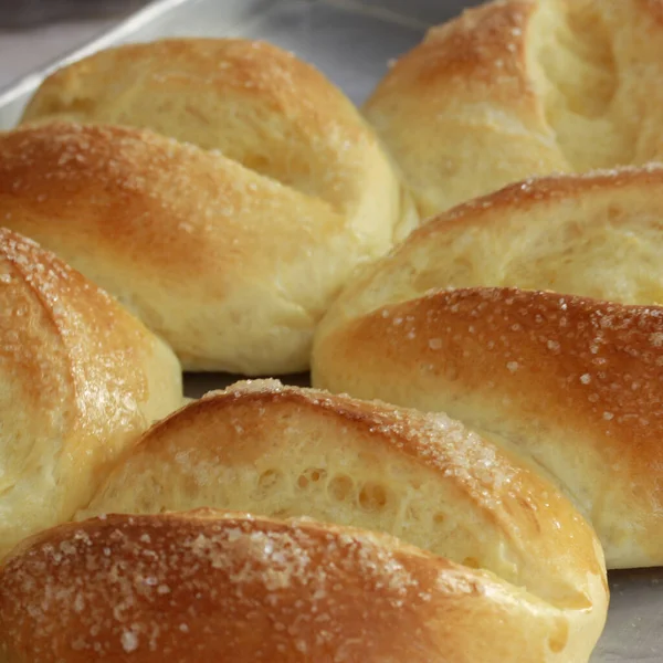 Домашний Вкусный Свежий Хлеб — стоковое фото
